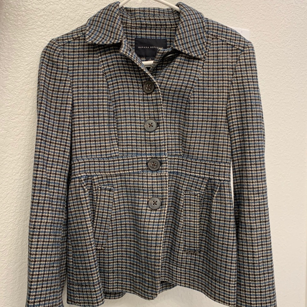 Banana Republic Wool/Linen Blazer